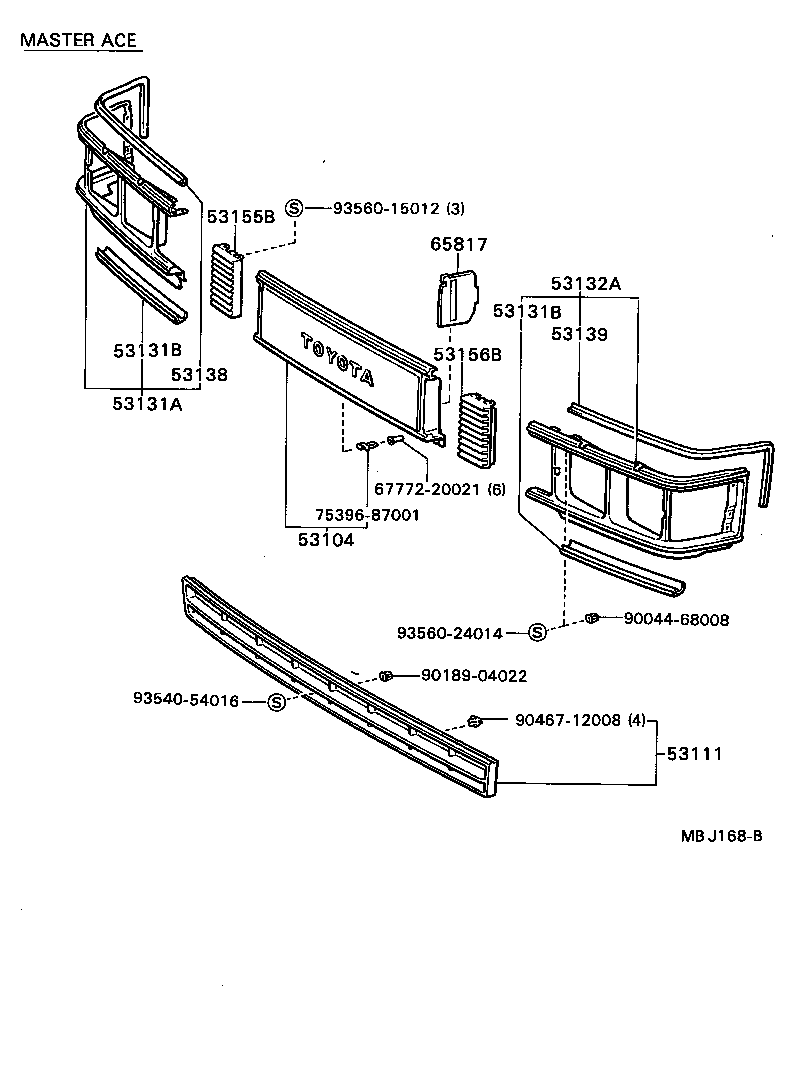 55871-87006 SEAL, AIR DUCT, NO.1 product image