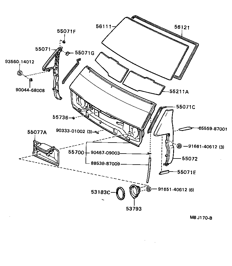 53802-87003 PANEL SUB-ASSY, FRONT SIDE, LH product image