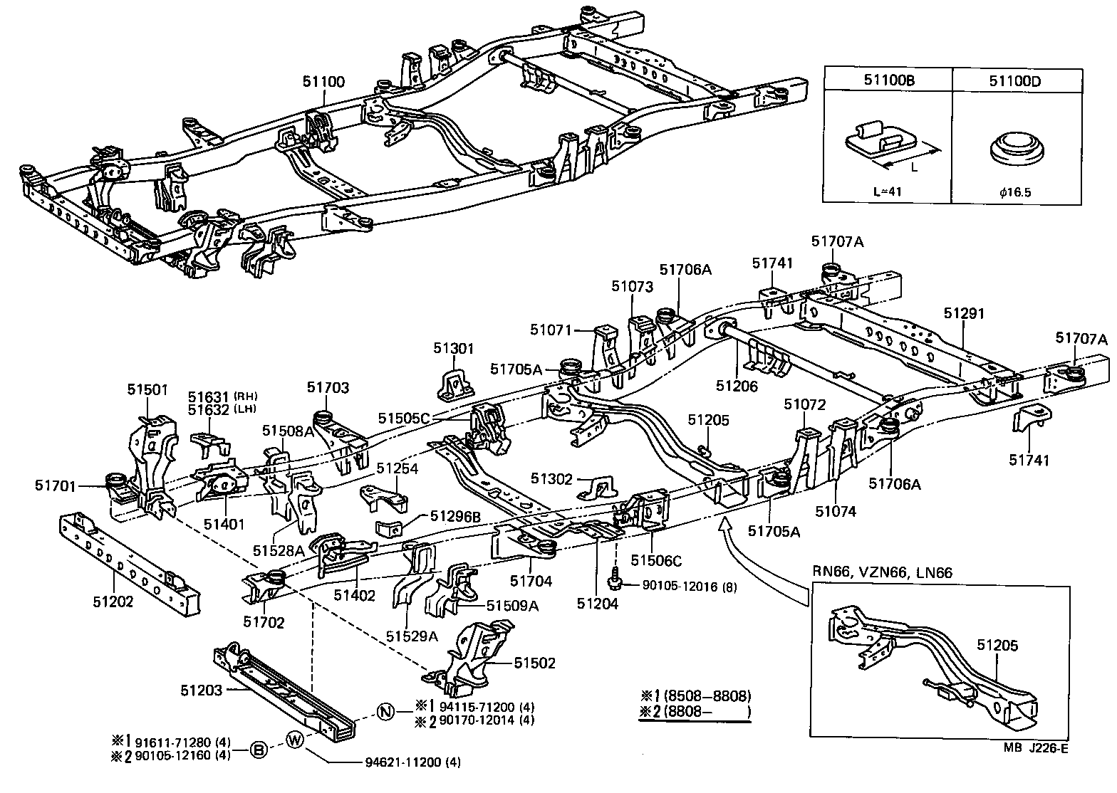 51002-35523 FRAME ASSY product image