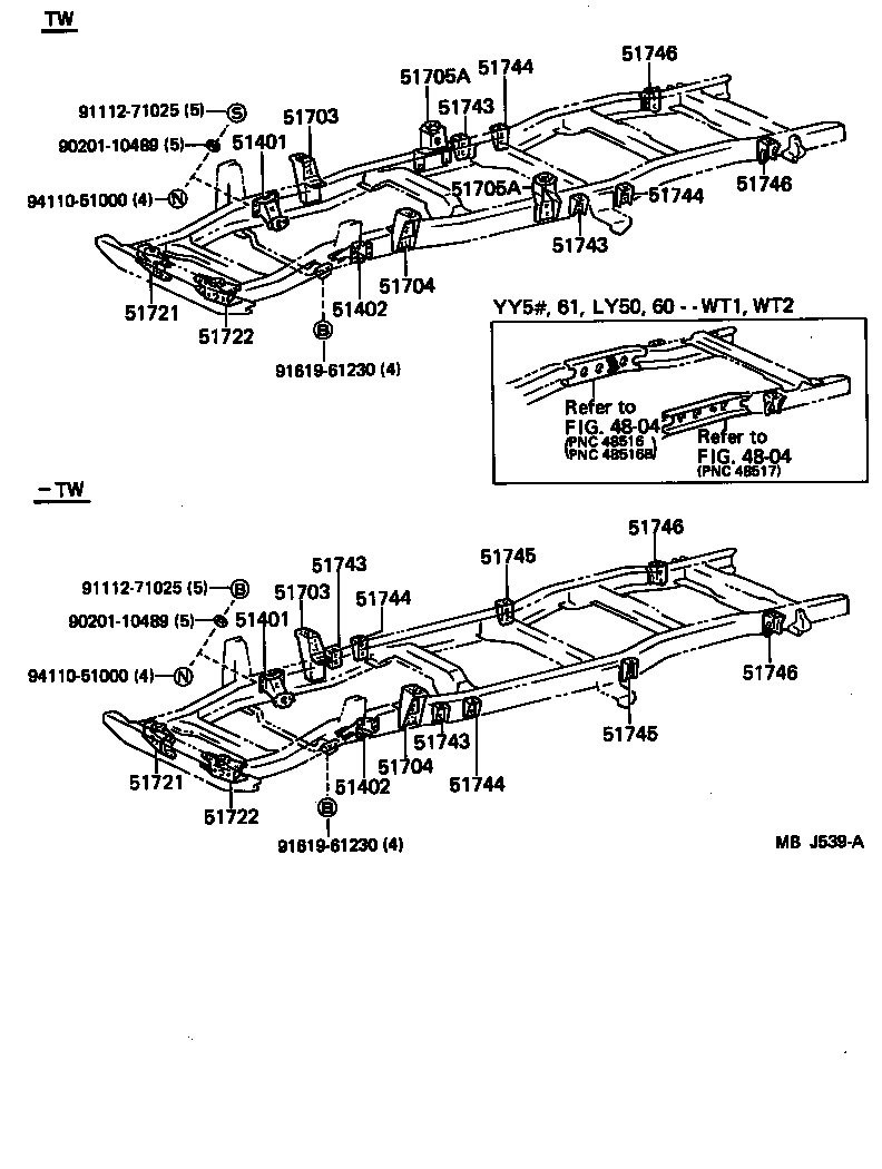 51002-25480 FRAME ASSY product image