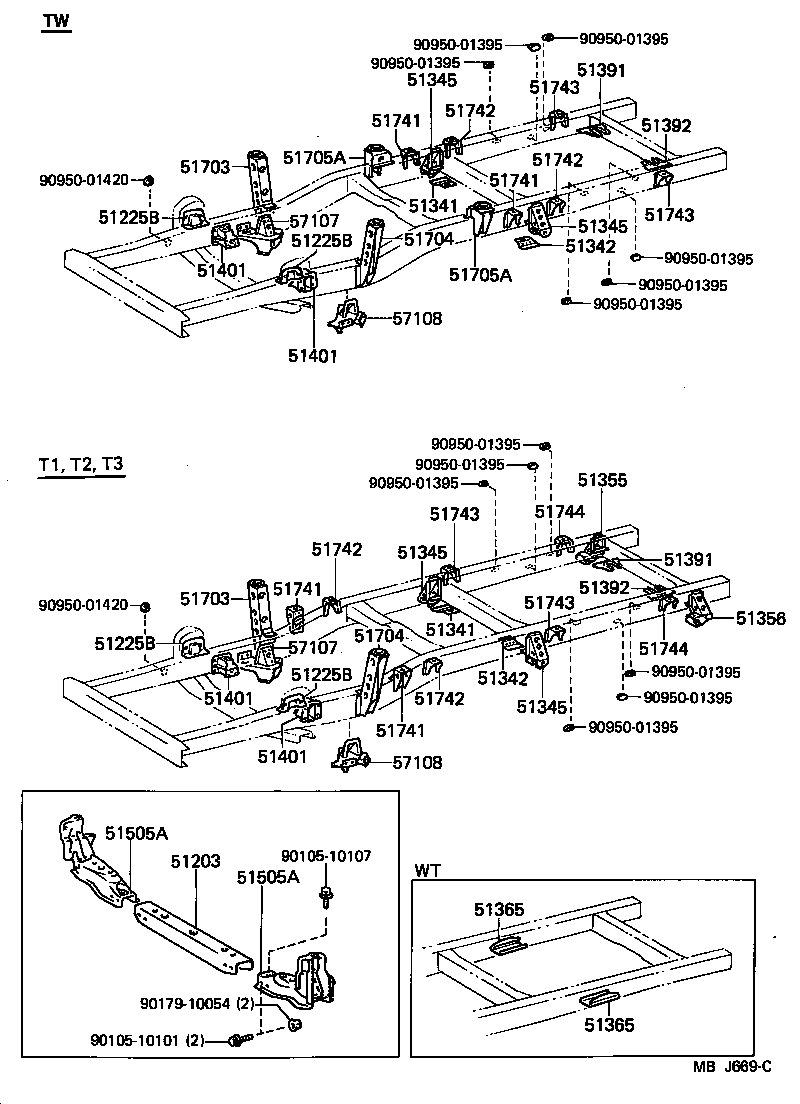 51001-26290 FRAME ASSY product image
