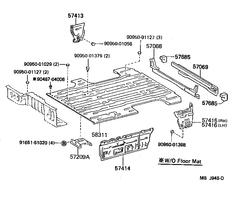 51740-95703 STEP ASSY, FRONT, LH product image