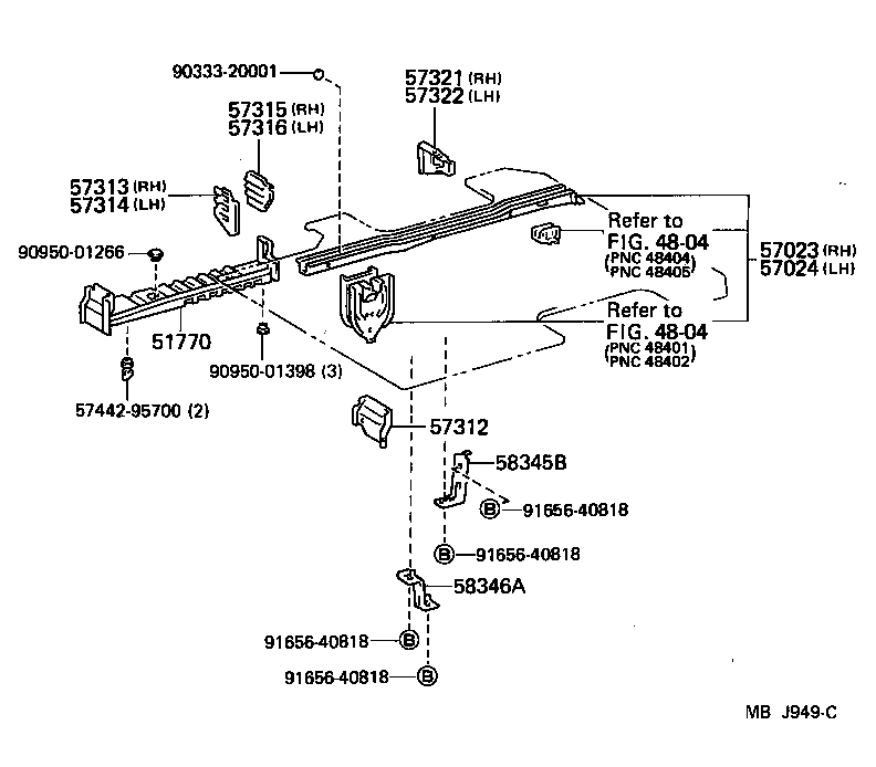 51740-95703 STEP ASSY, FRONT, LH product image