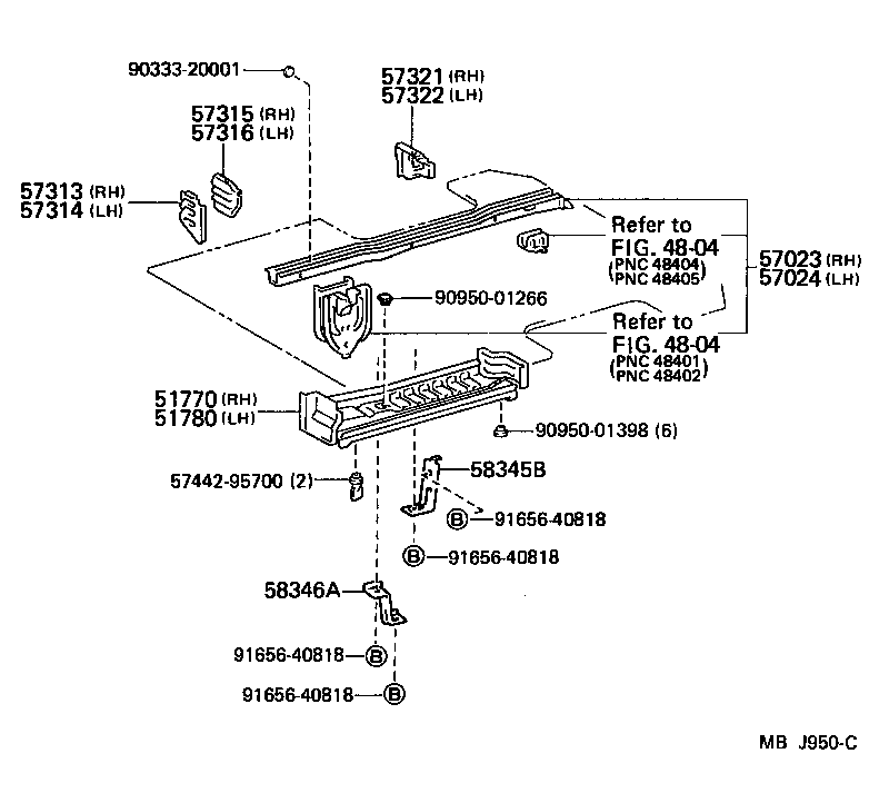 51740-95703 STEP ASSY, FRONT, LH product image