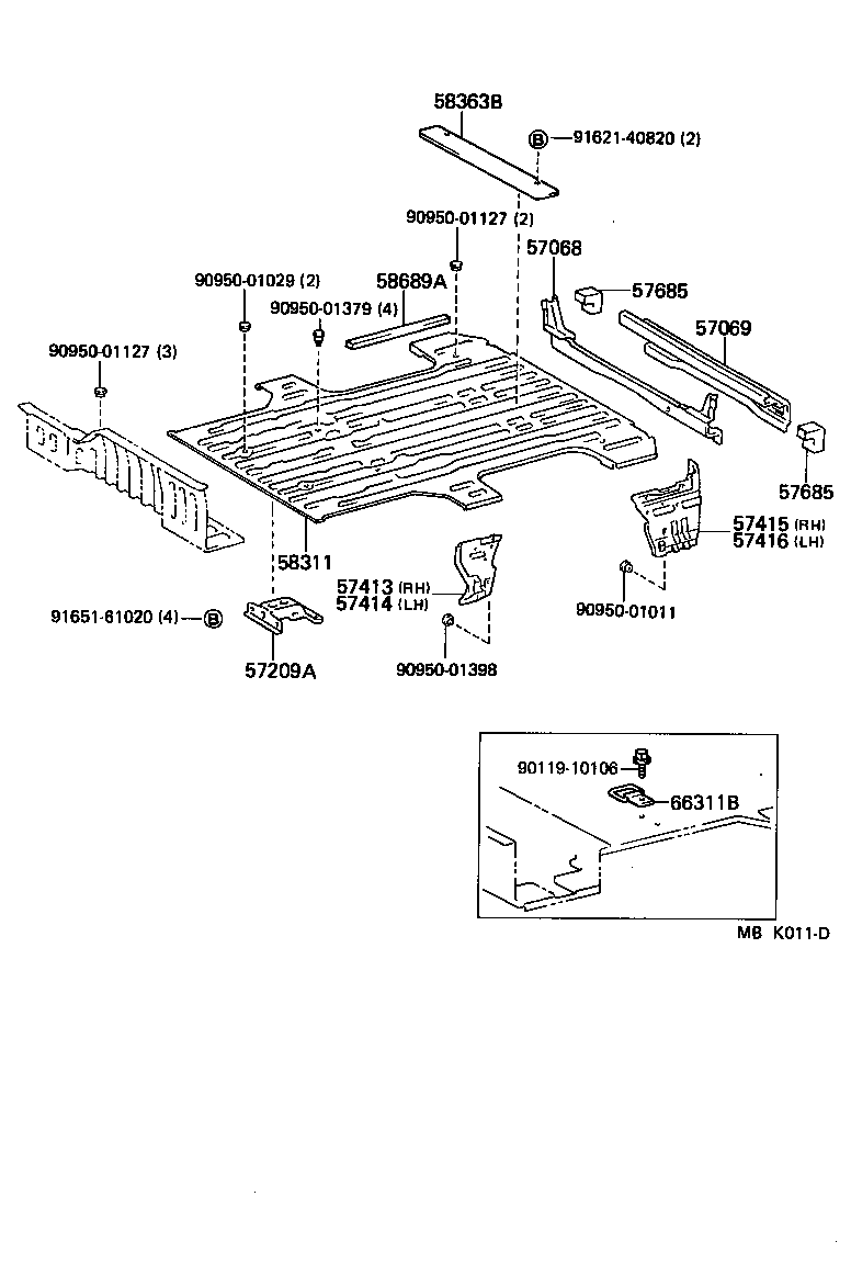 51730-95701 STEP ASSY, FRONT, RH product image