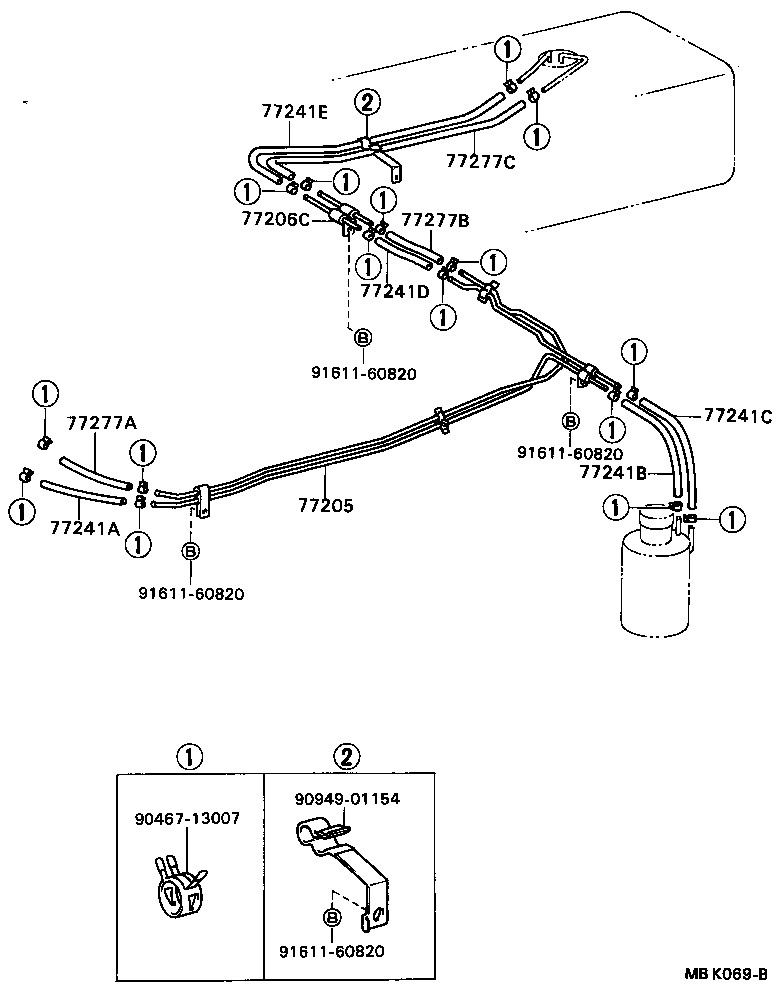 77001-36740 TANK ASSY, FUEL product image