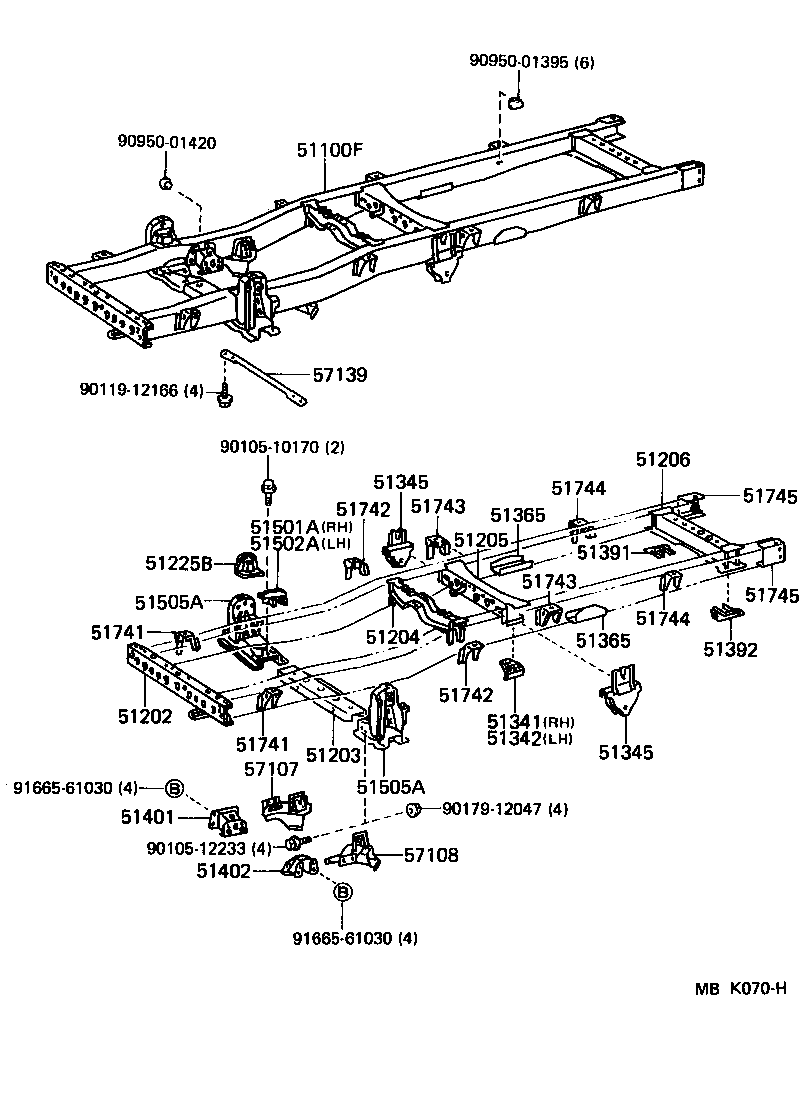 51001-26491 FRAME SUB-ASSY product image