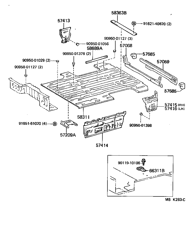 51730-95701 STEP ASSY, FRONT, RH product image