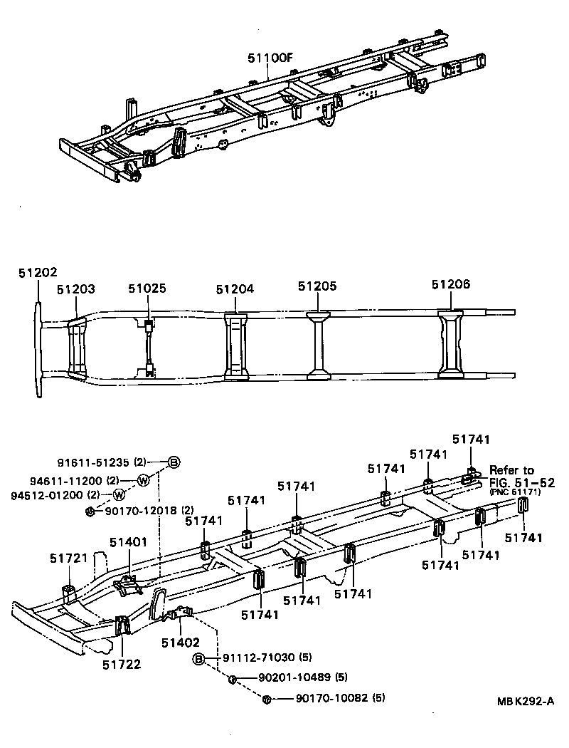 51002-3B211 FRAME SUB-ASSY product image
