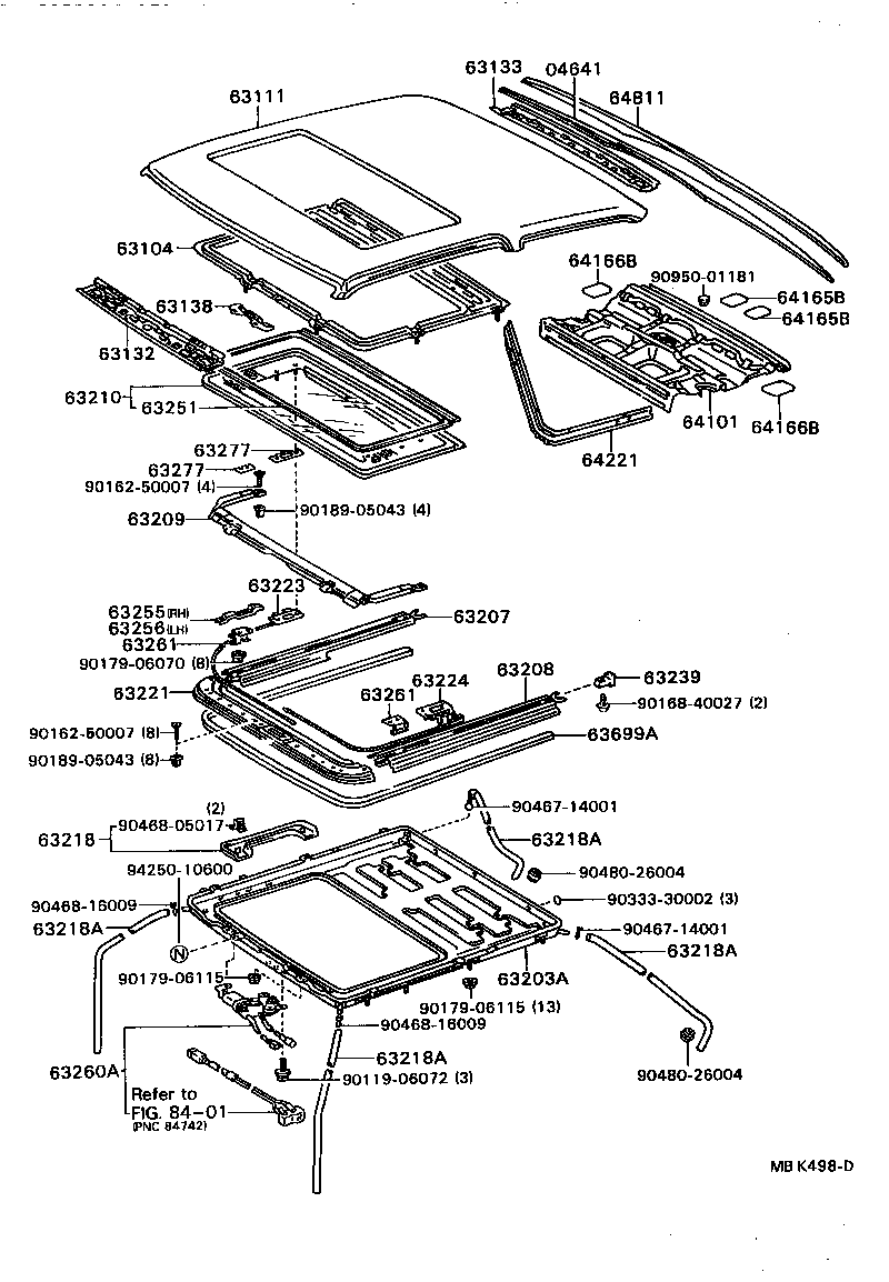 63132-24020 PANEL, WINDSHIELD HEADER, INNER product image