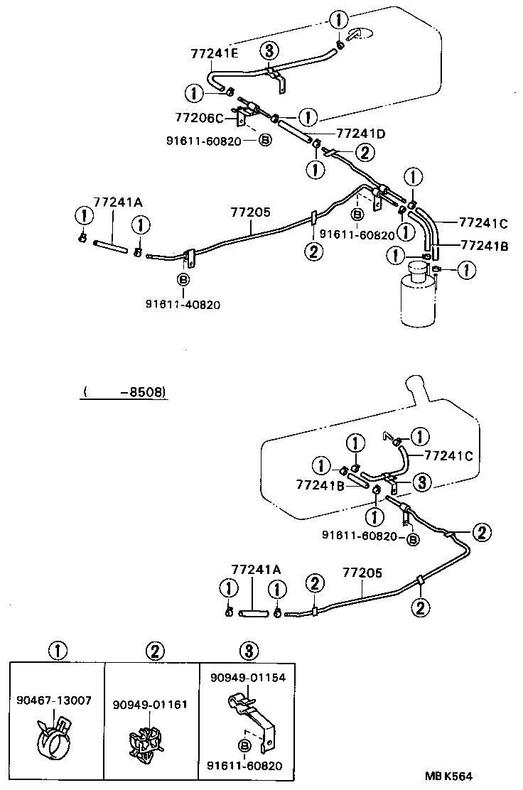 77001-36740 TANK ASSY, FUEL product image