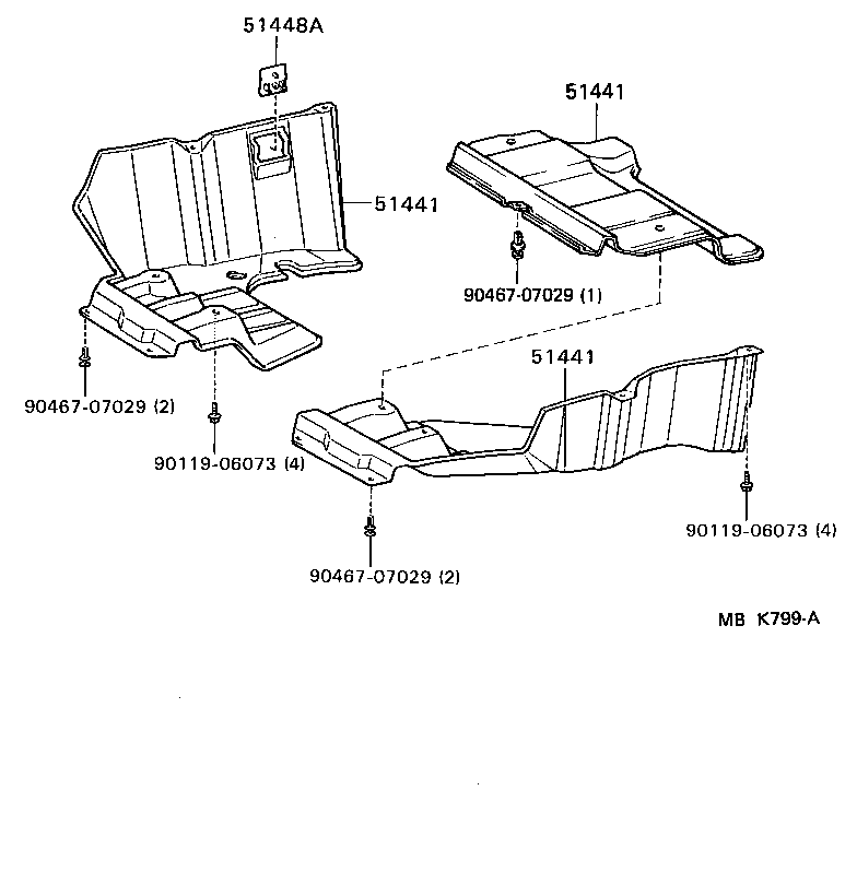 51443-16020 COVER, ENGINE UNDER, NO.1 product image