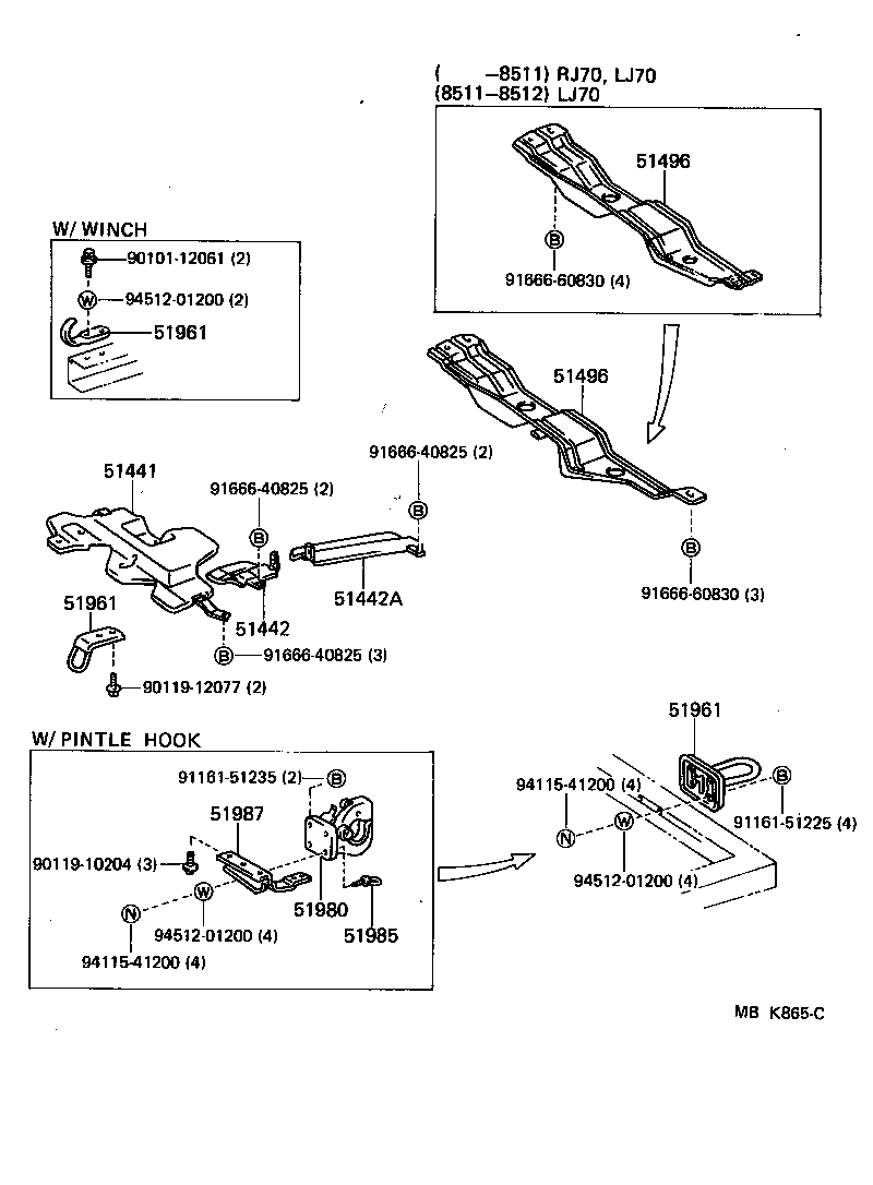 51441-60090 COVER, ENGINE UNDER, NO.1 product image