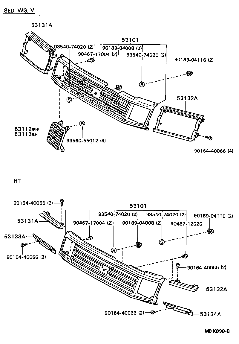 53131-22240 DOOR, HEADLAMP, RH product image
