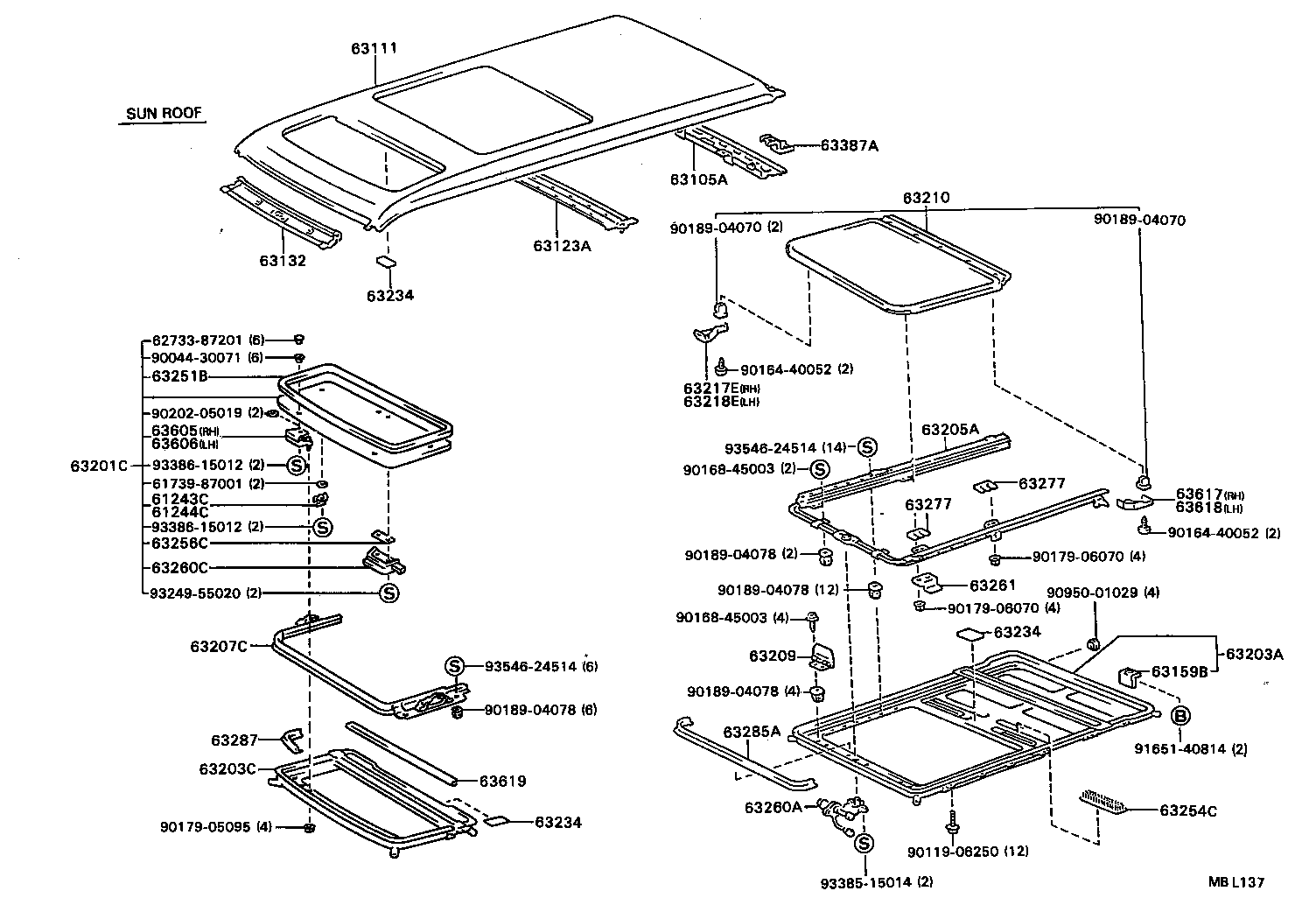 63103-87006 REINFORCEMENT, ROOF PANEL, NO.3 product image