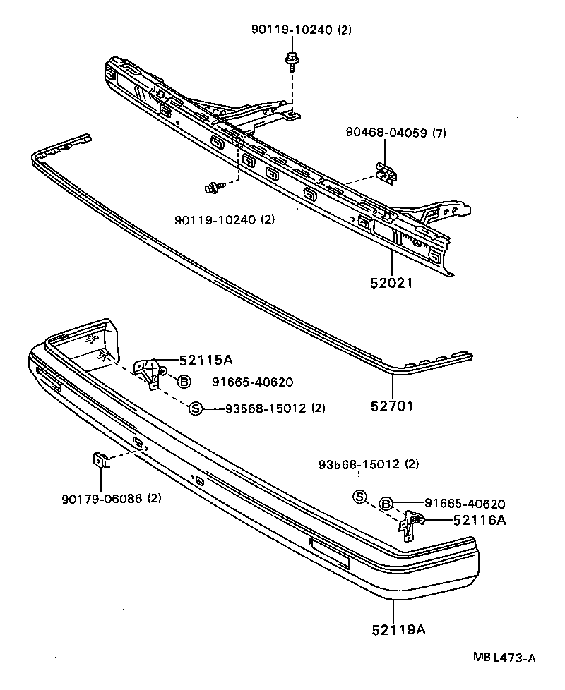 52611-91D01 ABSORBER, FRONT BUMPER ENERGY product image
