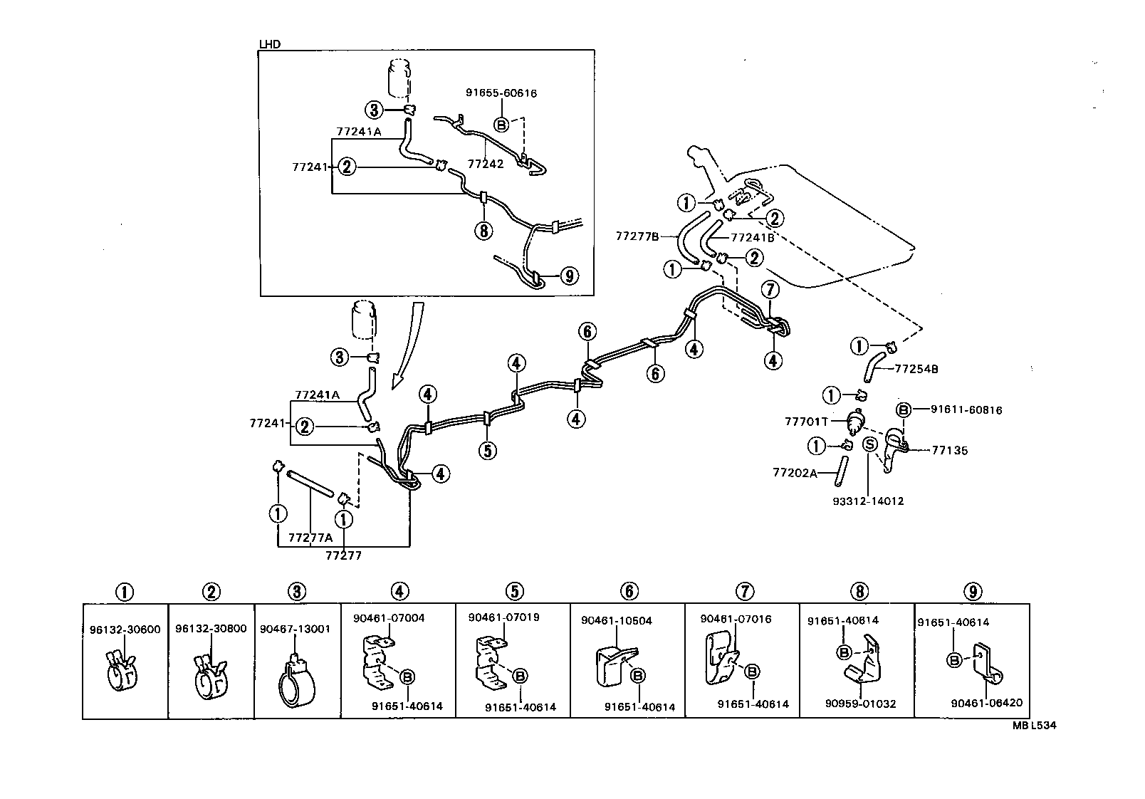 77001-19085 TANK ASSY, FUEL product image