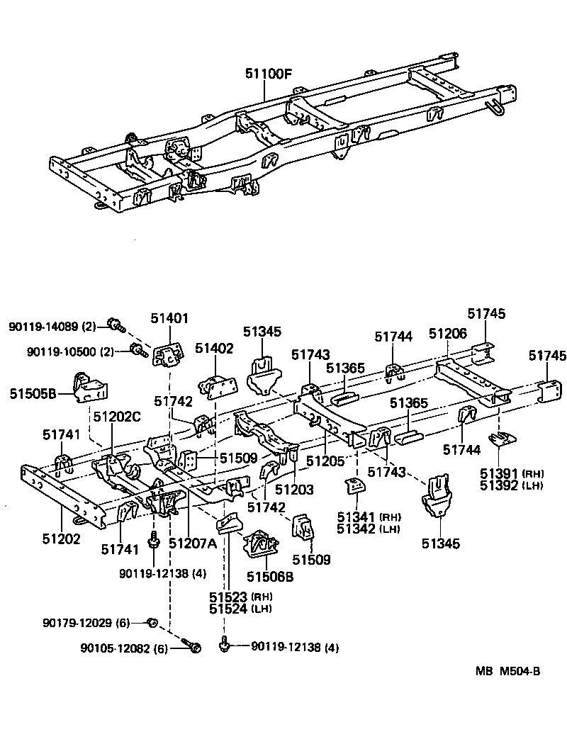 51001-26491 FRAME SUB-ASSY product image