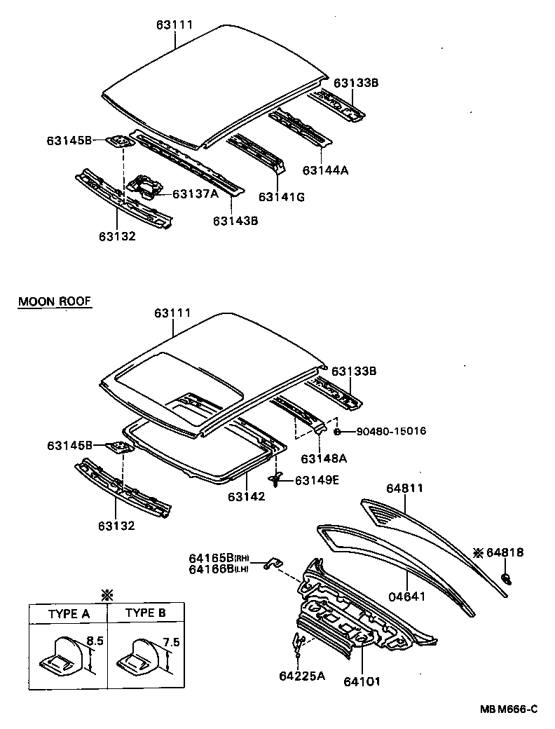 63132-20130 PANEL, WINDSHIELD HEADER, INNER product image