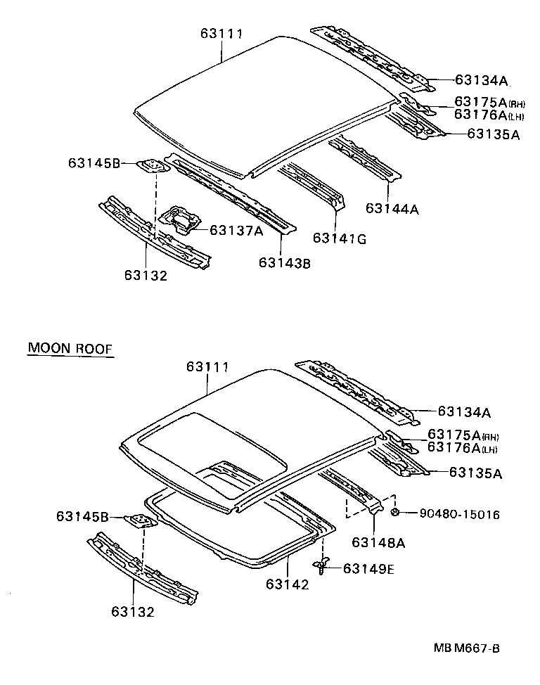 63132-20130 PANEL, WINDSHIELD HEADER, INNER product image