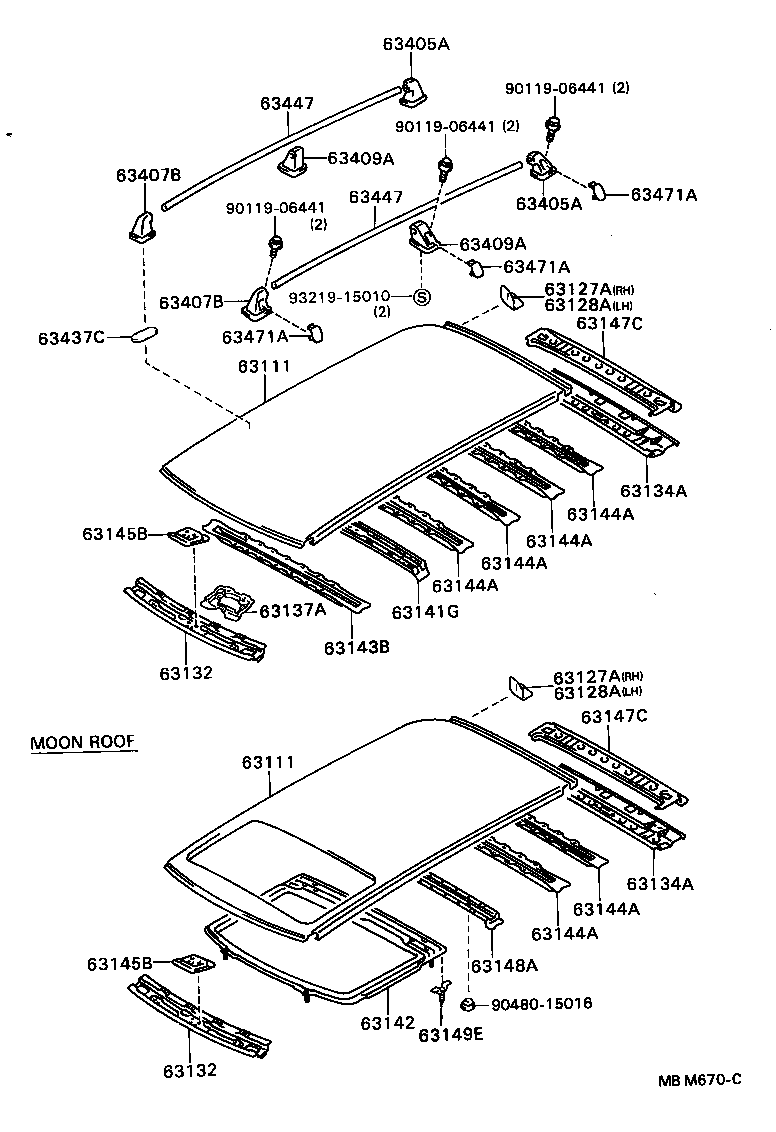 63132-20130 PANEL, WINDSHIELD HEADER, INNER product image