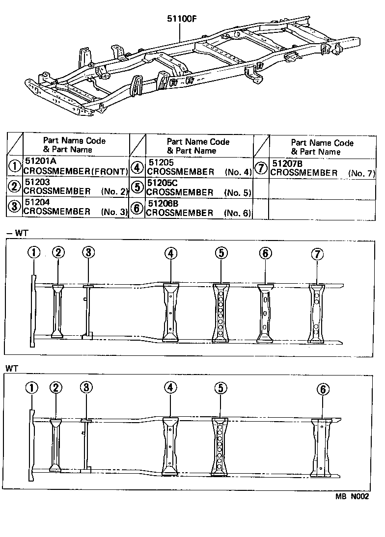 51002-25670 FRAME SUB-ASSY product image
