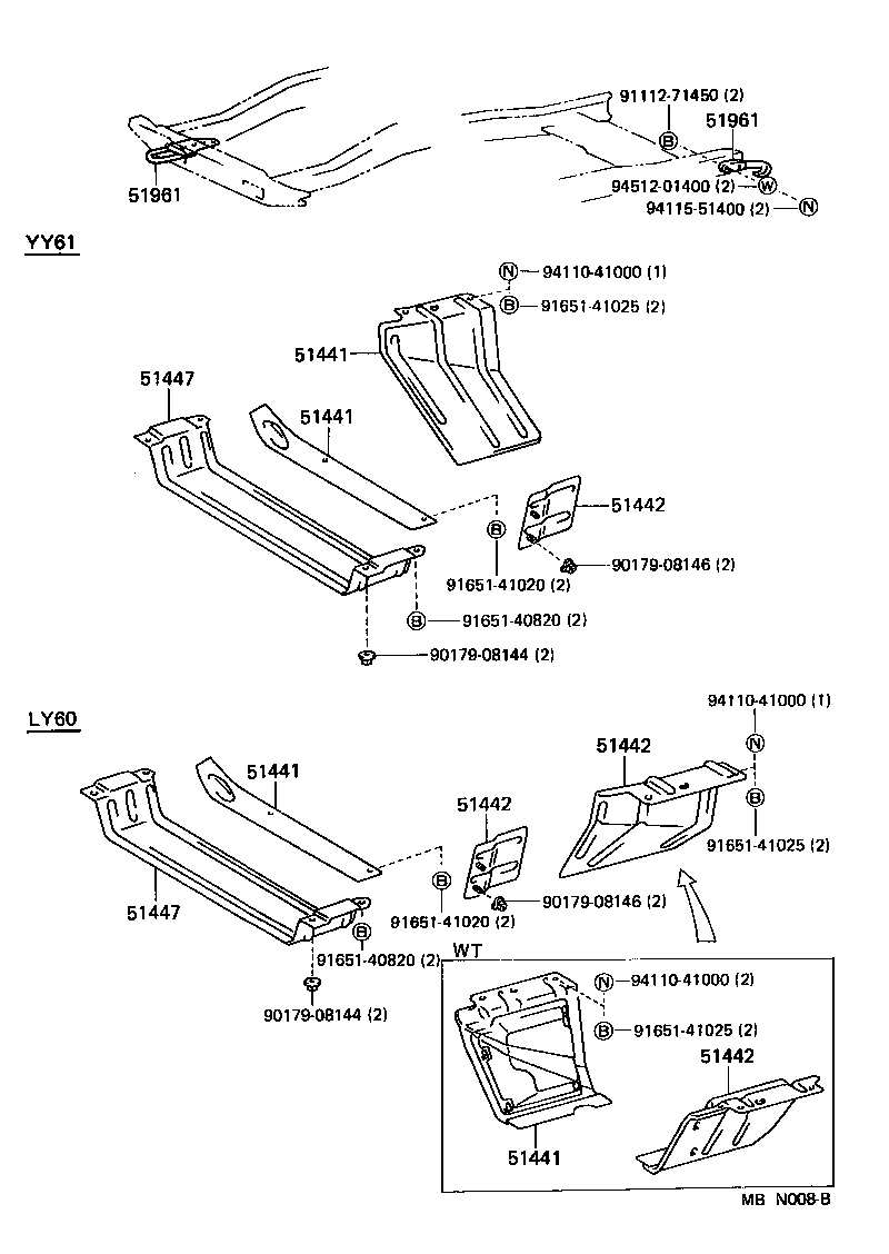 51441-25170 COVER, ENGINE UNDER, NO.1 product image