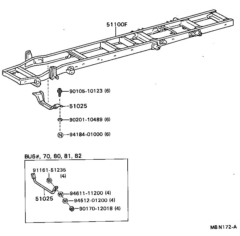 51002-3B490 FRAME SUB-ASSY product image