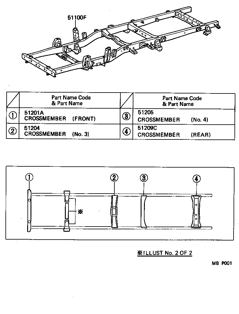 51001-26372 FRAME SUB-ASSY product image