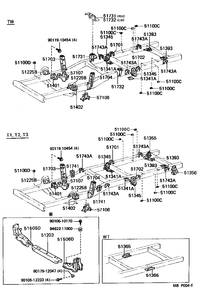51001-26372 FRAME SUB-ASSY product image