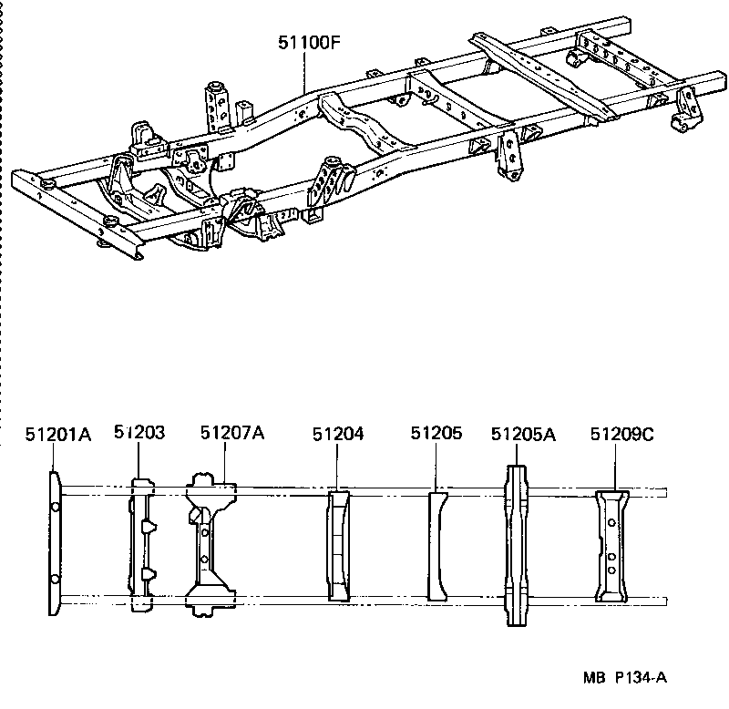 51001-26372 FRAME SUB-ASSY product image