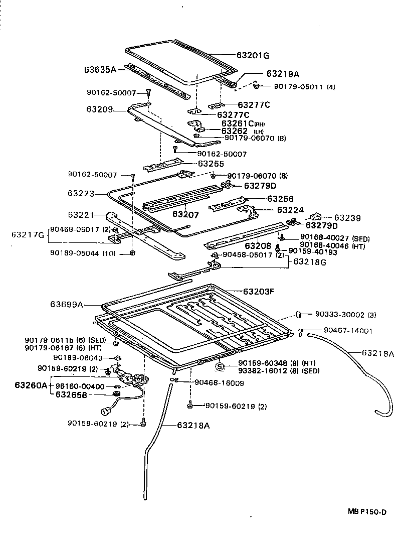 63111-32100 PANEL, ROOF product image