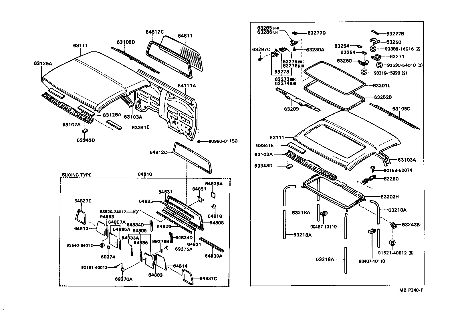 63143-89102 REINFORCEMENT, ROOF PANEL product image