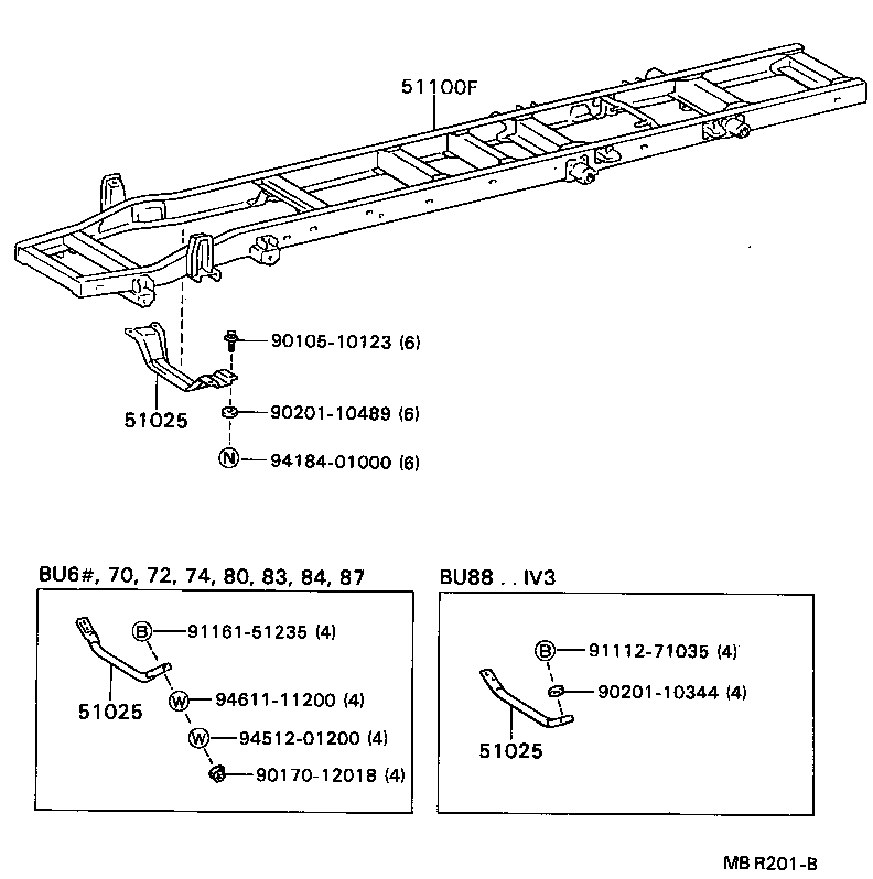 51002-3B491 FRAME SUB-ASSY product image