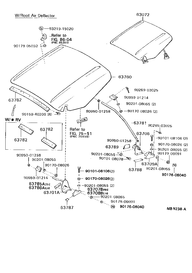 63100-37040 PANEL, ROOF product image