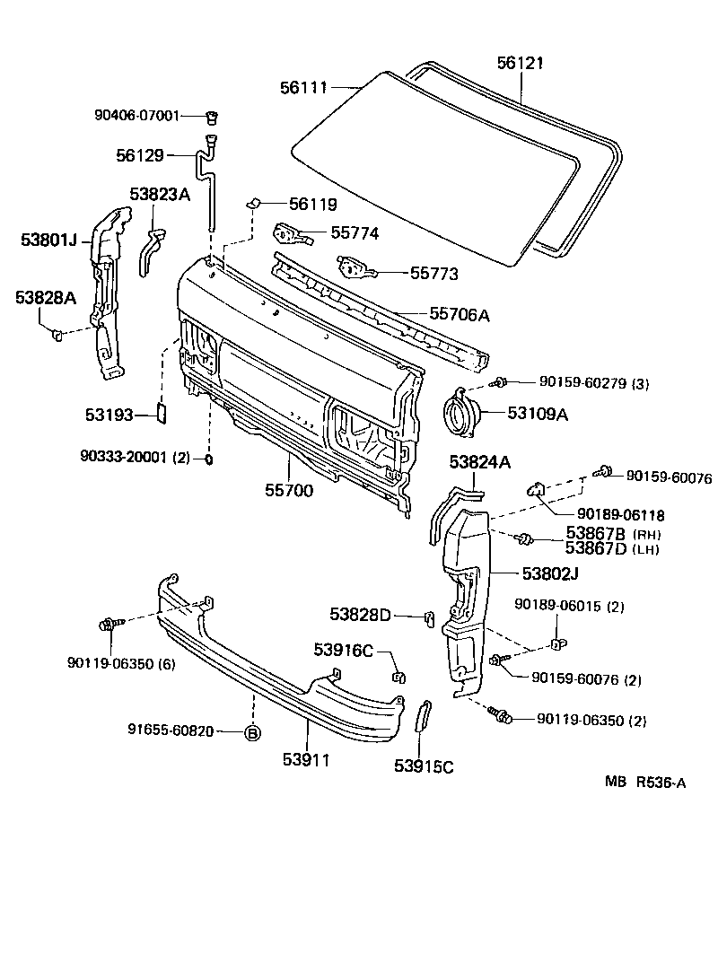 53802-95713 PANEL SUB-ASSY, FRONT SIDE, LH product image