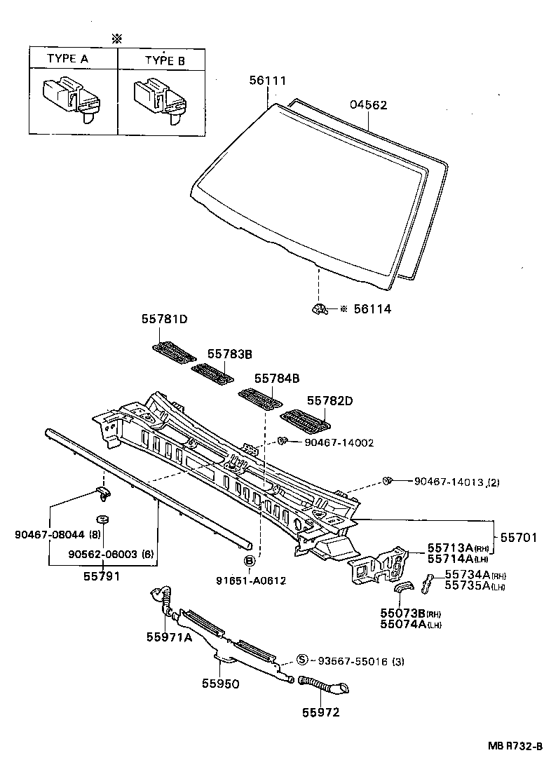 55700-2A040 PANEL SUB-ASSY, COWL product image