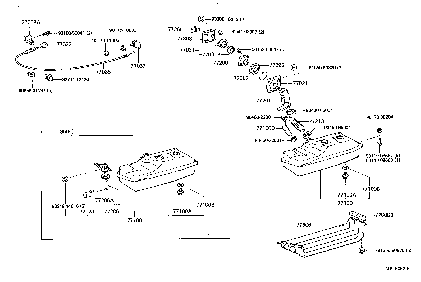 77100-35381 TANK ASSY, FUEL product image