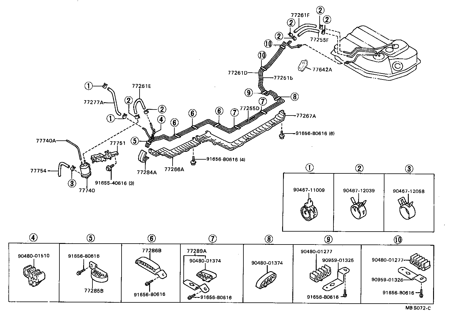 77001-39265 TANK ASSY, FUEL product image