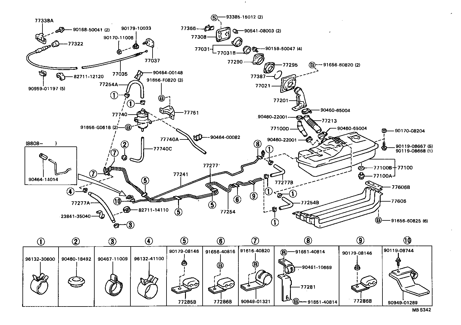 77100-35481 TANK ASSY, FUEL product image