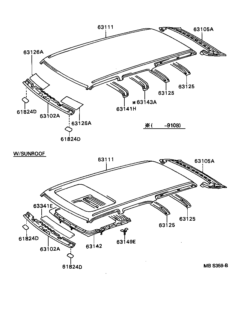 63111-35110 PANEL, ROOF product image