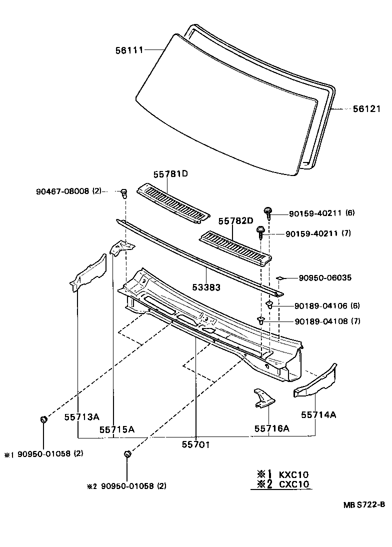 55700-90P80 PANEL SUB-ASSY, COWL product image