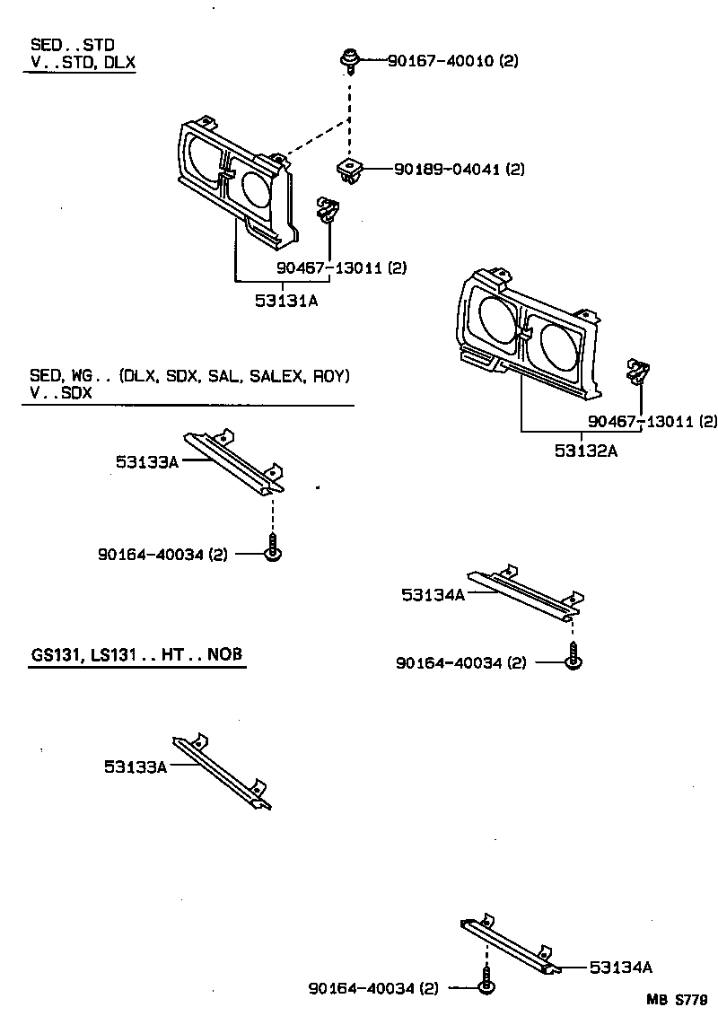 53111-30480 GRILLE, RADIATOR product image