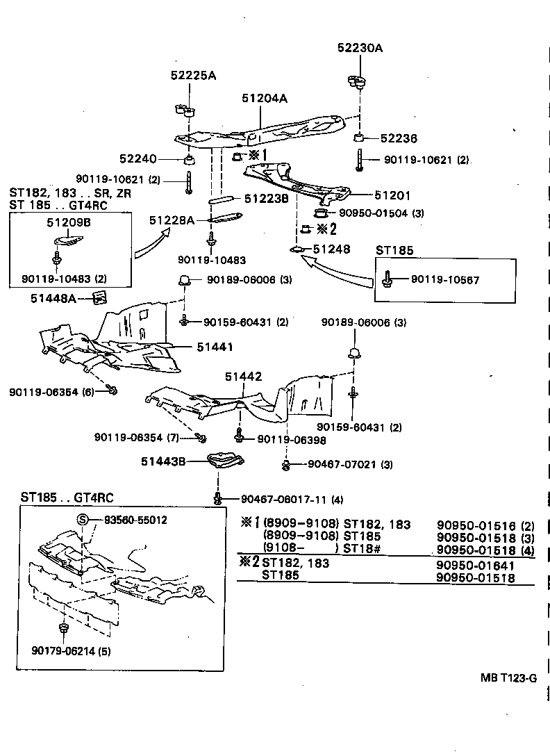 51442-20290 COVER, ENGINE UNDER, NO.2 product image