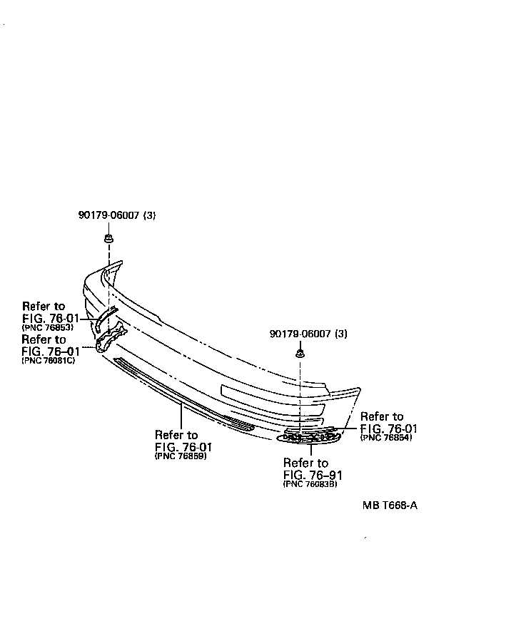 52115-50010 SUPPORT, FRONT BUMPER SIDE, RH product image