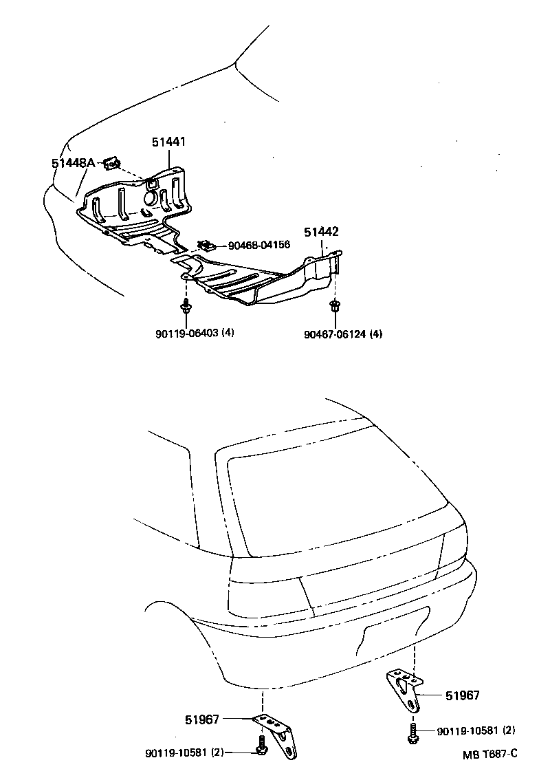 51441-10100 COVER, ENGINE UNDER, NO.1 product image