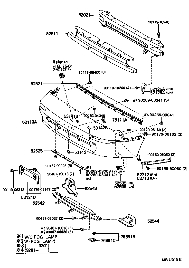 52121-17050 BRACKET, FRONT LICENCE PLATE MOUNTING product image