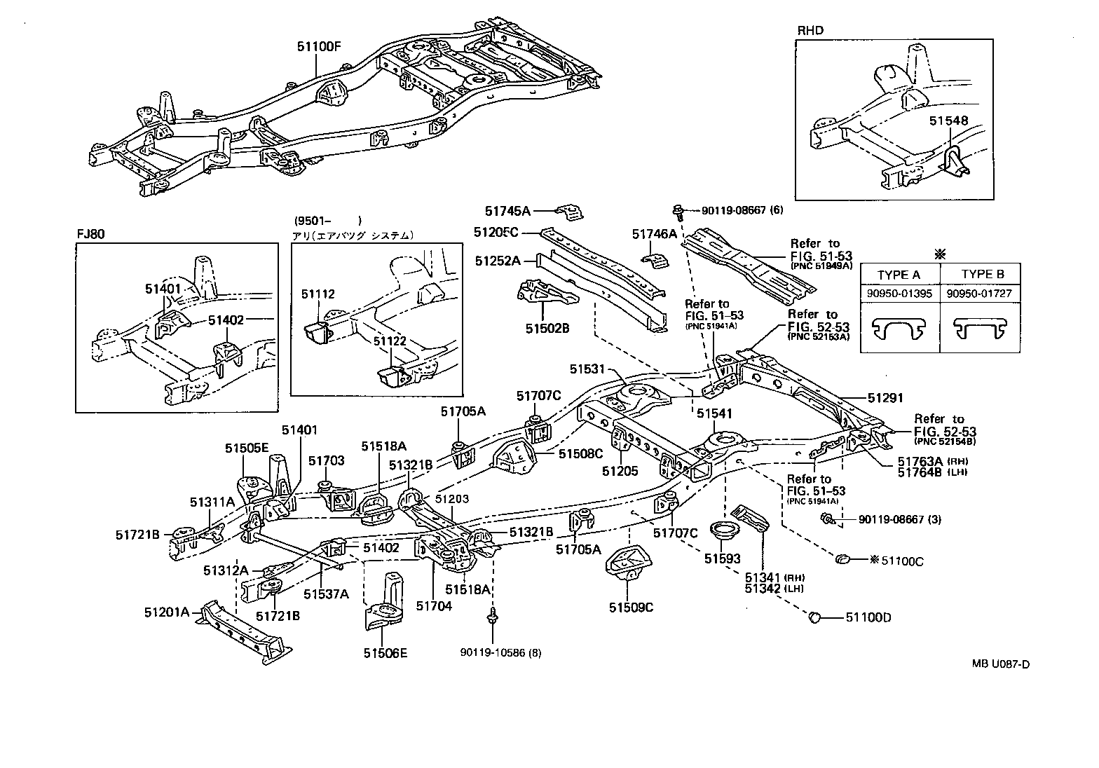 51001-6A280 FRAME SUB-ASSY product image