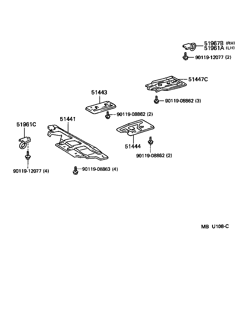 51967-60010 HOOK, NO.3 product image