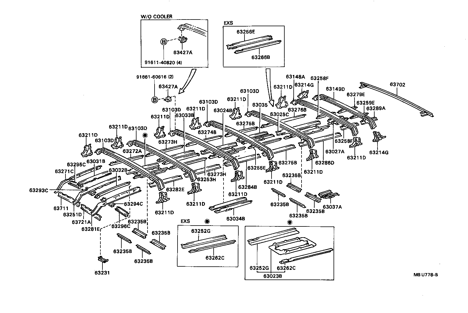 63018-90B00 PANEL, ROOF, NO.4 product image